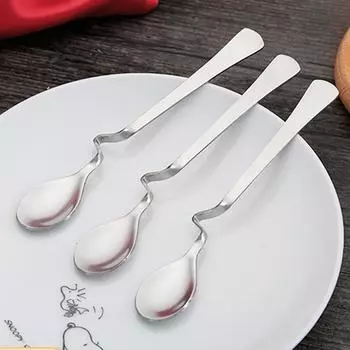 Ложка для десерта, кофе, чая, ложка из нержавеющей стали, ложки для перемешивания, десертные ложки, барные кухонные аксессуары, гаджеты 1PCS