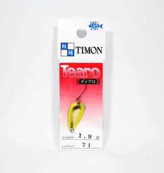 Ложка для форели Jackall Timon Tearo 1,9 грамм 71 Yonesty Yellow (6234)