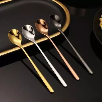 Ложка для кофе из нержавеющей стали, ложка для смешивания, десертная ложка, ложка для извлечения меда, ложка для капельного сбора птичьего гнезда 15*2.5 серебряный