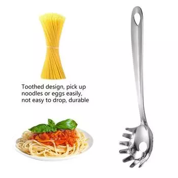 Ложка для лапши Многоцелевая, легко моющаяся, практичная, маслостойкая, половник для спагетти, дуршлаг, кухонный гаджет для дома A