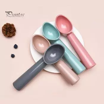 Ложка для мороженого Гладкая Ложка для кексов Удобная ручка Универсальный кухонный инструмент для мороженого Сорбета Йогурта коричневый