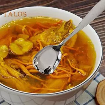 Ложка для мороженого. Гладкая посуда. Безвкусная прочная ложка для мороженого из нержавеющей стали. Кухонный гаджет. L