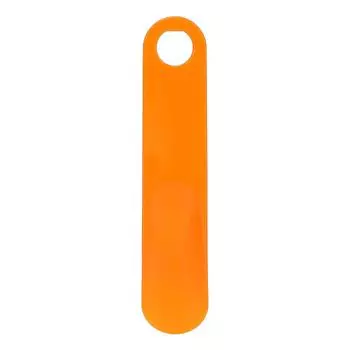 Ложка для обуви с резиновой ручкой, переносная, твердая, ложка для обуви, язычок, дорожная палочка-помощник для обуви, оранжевый оранжевый