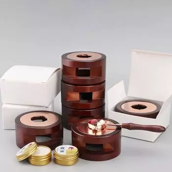 Ложка для плавления воска из цельного дерева, ложка для лака, нагреватель для плавления восковых шариков для конвертов, карточек, свечей, аксессуаров