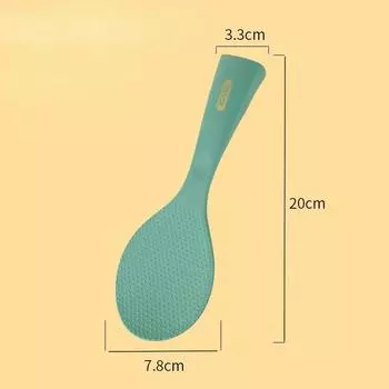 Ложка для риса Пищевой термостойкий Лопатка для риса Силиконовая стоячая Лопатка для риса Сервировочная ложка для еды Лопатка для риса Кухонный гаджет синий