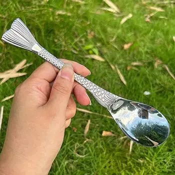 Ложка для супа из нержавеющей стали, глубокая ложка большой емкости, серебряная зеркальная полированная столовая посуда, суп, рис, домашняя кухонная посуда