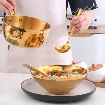 Ложка для супа из нержавеющей стали, зеркальная полировка, длинная ручка, пищевая кухонная ложка, многофункциональная красочная ложка для горячего супа, кухонная посуда