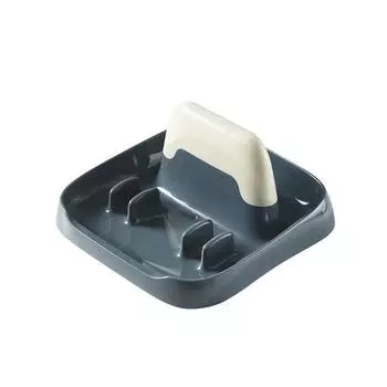 Ложка для супа, подставка для хранения, не намокает. Столешница, многослойное покрытие, цвет индиго, ярко-оранжевый