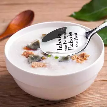 Ложка для супа Yousheng с гладкой поверхностью и противоожоговой ручкой из нержавеющей стали, кухонная утварь, столовая ложка, кухонные принадлежности C