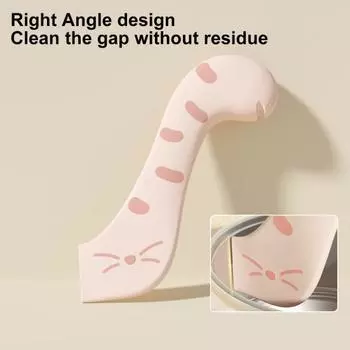 Ложка для влажной еды для кошек, лопатка для консервов для домашних животных, совок для снятия крышек с банок с кормом для домашних животных, ручной консервный нож, скребок для крышек банок с кормом для собак серый