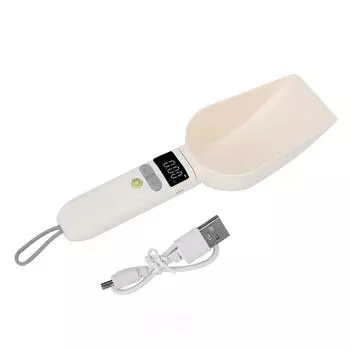 Ложка для взвешивания домашних животных, пищевая высокоточная съемная цифровая ложка, весы для корма для домашних животных