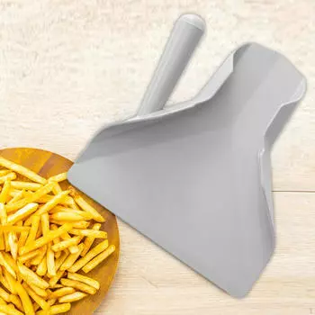 Ложка для жарки еды Кухонный инструмент Коммерческие лопатки для картофеля фри Упаковочный сервис для закусок и Single Handle