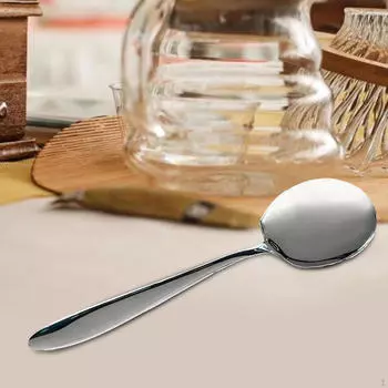 Ложка из нержавеющей стали, чайная ложка, половник для супа, столовые приборы для дегустации, десертный кофе для кафе