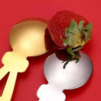 Ложка из нержавеющей стали, десертная ложка для торта, кофейная ложка для смешивания, золотистая ложка для мороженого, ложка для йогурта, кухонная ложка для приправ красный