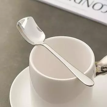 Ложка из нержавеющей стали, десертная ложка для торта, кофейная ложка для смешивания, золотистая ложка для мороженого, ложка для йогурта, кухонная ложка для приправ серебряный