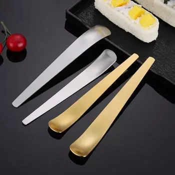 Ложка из нержавеющей стали, домашняя ложка для мороженого, длинная ручка, ложка для торта, десертная ложка, ложка для начинки клецок 17.7*2.4 серебряный