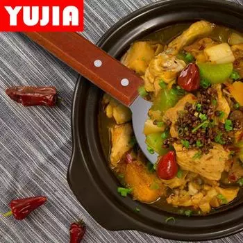 Ложка из нержавеющей стали, ложка для риса, креативная ложка для тофу, кухонная ложка, кухонная ложка с деревянной ручкой, большая ложка для риса