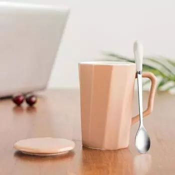 Ложка из нержавеющей стали Полированная овальная посуда Нержавеющая обеденная ложка с нескользящей ручкой для кухни Бар Ресторан Пикники на открытом воздухе Кемпинг белый