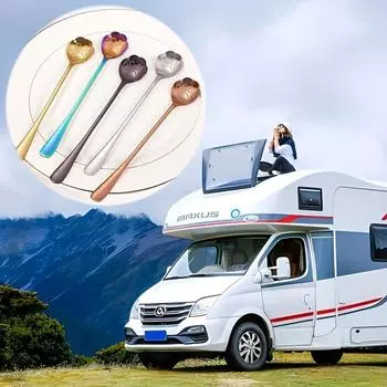 Ложка из нержавеющей стали с длинной ручкой, креативная милая ложка в виде кошачьей лапки, ложка для размешивания в кружке, десертная ложка для мороженого и кофе Silver Cat Claw Ice Scoop