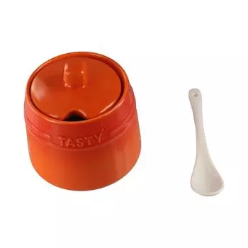 Ложка Контейнер для хранения приправ Крышка Кухонные банки Безопасная коробка для приправ Главная фиолетовый