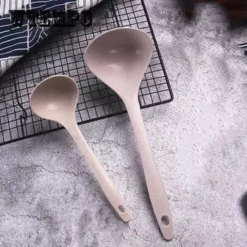 Ложка с длинной ручкой, подвесная столовая посуда для приготовления супа, сгущения каши S