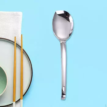 Ложка сервировочная из нержавеющей стали для кейтеринга и мероприятий Solid