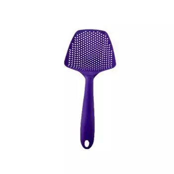 Ложка-сито Большая емкость Многоцелевой Удобный Легкое хранение Дуршлаги Кухонные принадлежности Удобный фильтр Бытовая техника зелёный