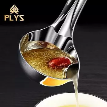 Ложка-сито из нержавеющей стали, сито для супа, кухонная подлива, масло, суп, жироотделительная ложка, шумовка для сметаны, кухонные принадлежности