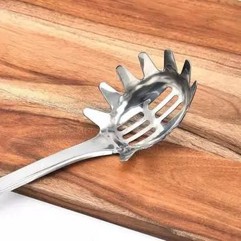 Ложки для пасты Ложка для лапши Дуршлаг Половник для спагетти Слот Дуршлаг из нержавеющей стали Кухонный гаджет