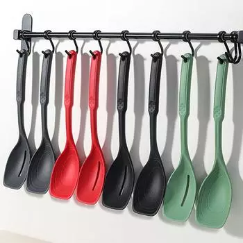Ложки для супа Многоцелевые Без заусенцев Устойчивы к высоким температурам Нескользящие Удобные кухонные принадлежности Ложка для смешивания Силикон