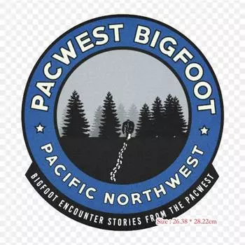 Ложные Klamath Калифорния снежный человек утюг на теплопередаче печать виниловые нашивки наклейки для одежды DIY аппликации моющиеся нашивки
