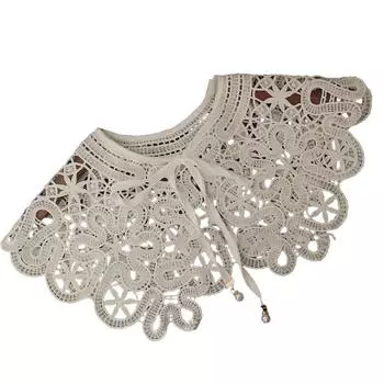Ложный воротник \Nembroidery Воротник Venise Кружевной воротник с вырезом Выдалбливают Легко носить Съемный воротник Кружева для женщин чёрный