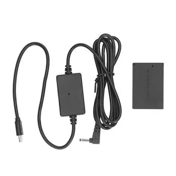 LP E12 фиктивный аккумулятор для цифровой камеры DR E12 DC Coupler фиктивный аккумулятор с адаптером питания типа C для