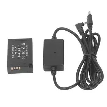 LP E17 фиктивный аккумулятор DR E17 DC переходник с адаптером питания типа C фиктивный аккумулятор для камеры 760D 750D