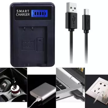 LP-E17 LPE17 LP E17 LCD USB зарядное устройство для аккумулятора для цифровой камеры Canon EOS Rebel T6i 750D 800D 200D 8000D Kiss X8i