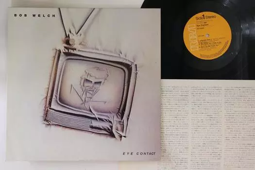 LP Пластинка BOB WELCH - Eye Contact RPL8207 RCA 1983 Япония Рок Б/у