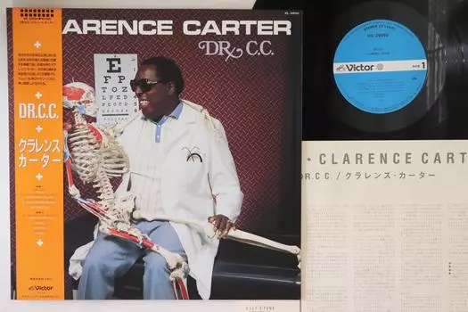LP Пластинка CLARENCE CARTER - Dr CC VIL28050 VICTOR 1986 Япония Оби Блюз