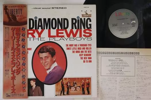 LP Пластинка GARY LEWIS & THE PLAYBOYS - Это бриллиантовое кольцо K22P133 LIBERTY 1981 Япония Obi Rock б/у