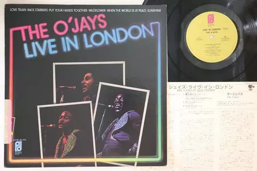 LP Пластинка OJAYS Ojays Live In London ECPM80PHPROMO ФИЛАДЕЛЬФИЯ I 1974 Япония СоулФанк Б/У
