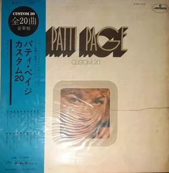 LP-пластинка ПЭТТИ ПЕЙДЖ - Custom 20 FDX43 MERCURY Япония Поп Б/У