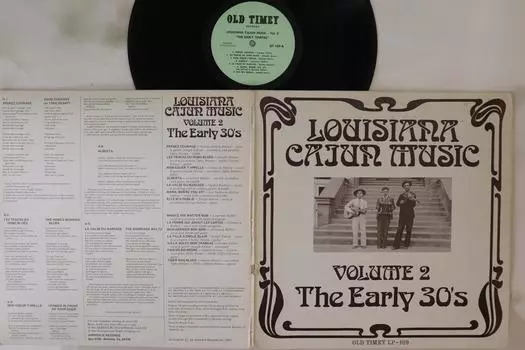 LP Пластинка РАЗНЫЕ ИСПОЛНИТЕЛИ Музыка каджун Луизианы Том 2 Th OT109 OLD TIMEY 1971 США Фолк Б/У