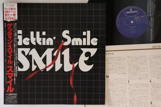 LP Пластинка SMILE - Getting Smile 18PP1 MERCURY 1982 Япония Оби Рок Б/У