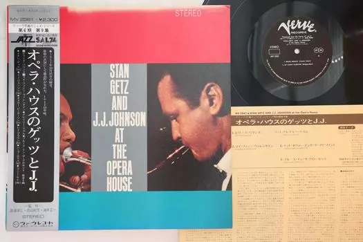 LP Пластинка STAN GETZ, JJ JOHNSON - At The Opera House MV2561 VERVE 1976 Япония Obi Jazz