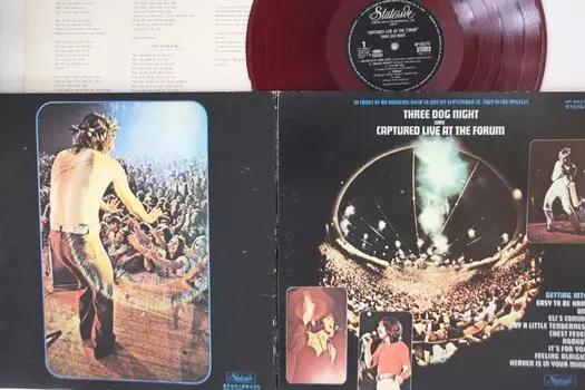 LP Пластинка THREE DOG KNIGHT - Записано вживую на Форуме - красный винил HP80278 STATESIDE 1969 Япония Рок Б/У