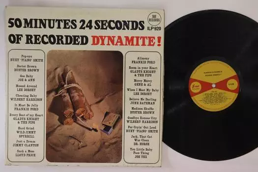 LP Пластинка VARIOUS - 50 Минут 24 Секунды Записи D ILP920 SUE 1965 UK Соул/Фанк Б/У