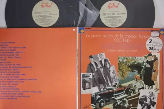 LP Пластинка VARIOUS - Les Grands Succes Vol.1 1930-1940 ALBUM152 DISQUES FESTIVA Франция Поп Б/У