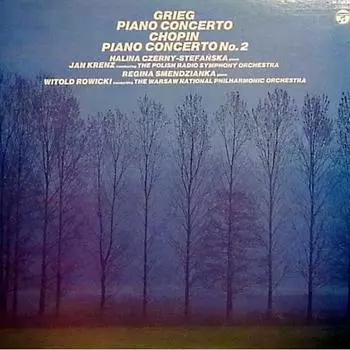 LP Record ХАЛИНА ЧЕРНИ СТЕФА?SKA, ЯН КРЕНЦ, - Григ, Шопен, Концерт для фортепиано с фортепиано OC7268 КОЛУМБИЯ 1980 Япония Оби Классика