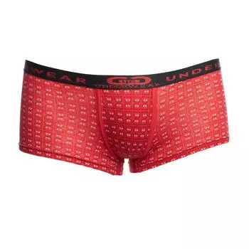 LPG1007 боксеры из дышащей ткани для мальчиков с анатомической передней частью. 2 AOS красный
