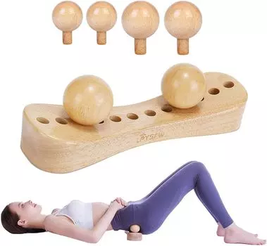 LPYSFW Акупунктурный массаж 3 6 Подарочные шарики на день рождения, шарики, кусочки, ягодицы, талия, спина, плечи, шея, бежевый