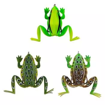 Лягушка искусственная приманка 6.5см 19г рыболовная приманка для окуня сома рыболовные инструменты Turquoise